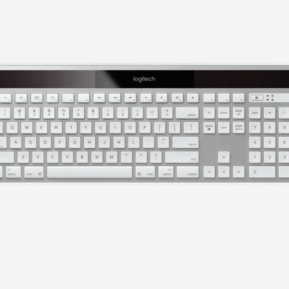 NWT Logitech K750 WIRELESS SOLAR KEYBOARD FOR MAC - Picture 2 of 5